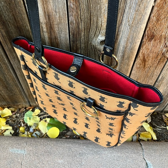 Vintage Cat Print Purse by Cricket Shop Cedarhurst - Picture 10 of 12